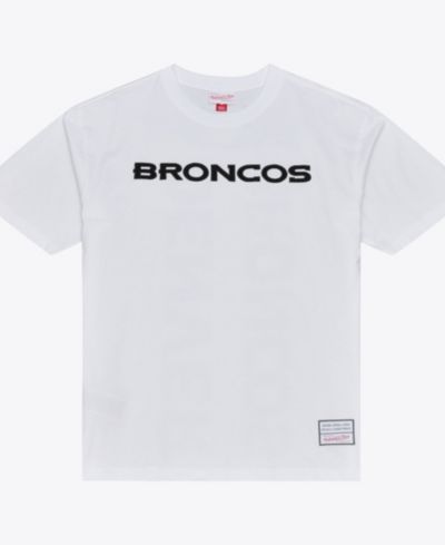 Mitchell & Ness Men's White Denver Broncos Monochrome T-Shirt