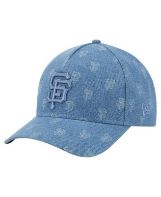 Мужская и женская регулируемая кепка New Era Denim San Francisco Giants A-Frame 9FORTY