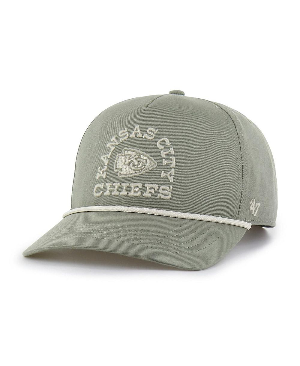 Кепка '47 Brand Men's Green Kansas City Chiefs Canyon Ranchero Hitch Adjustable