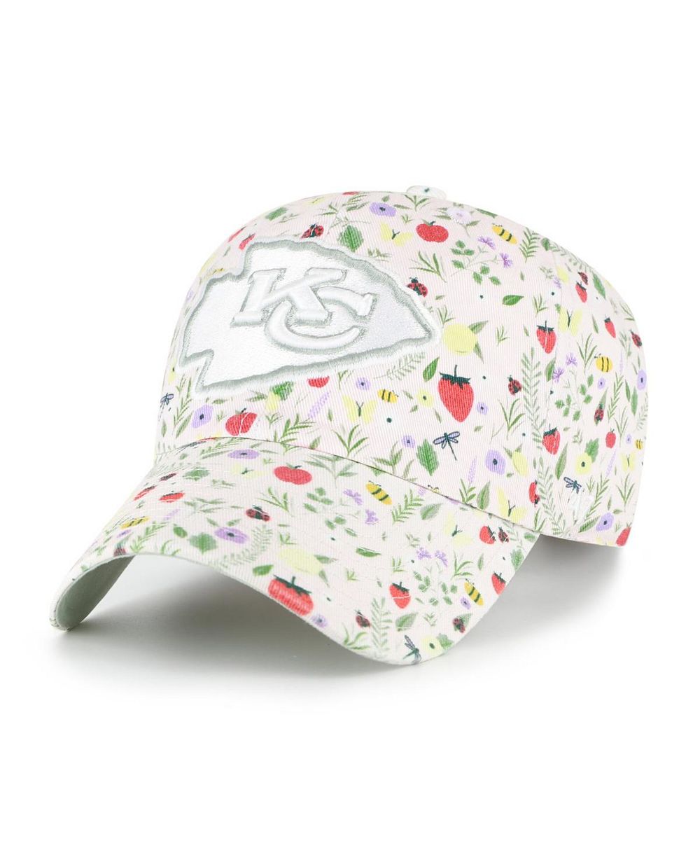 Детская кепка '47 Brand Light Pink Kansas City Chiefs Posey Clean Up Adjustable