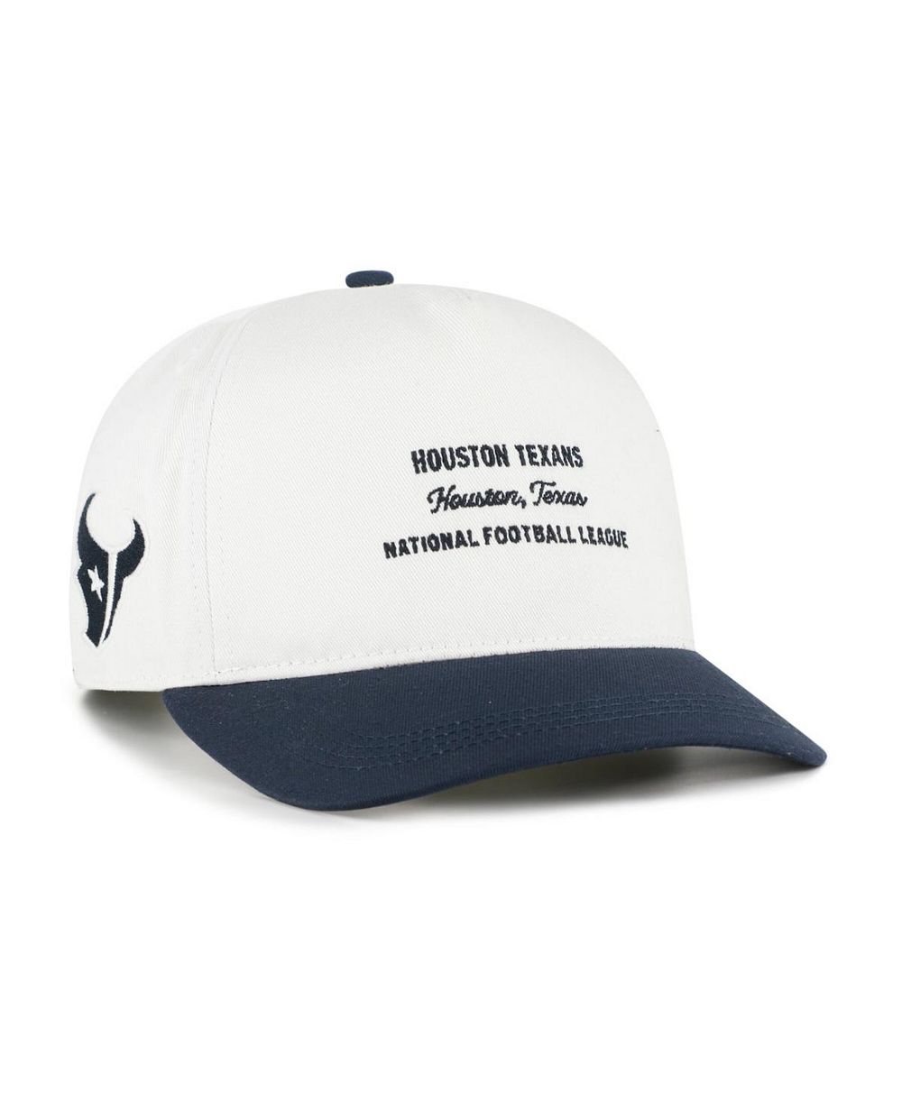 Мужская белая регулируемая кепка '47 Brand Houston Texans Contemporary Two-Tone Hitch
