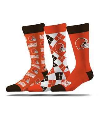Носки Strideline Cleveland Browns Business Knit Crew 3-Pack