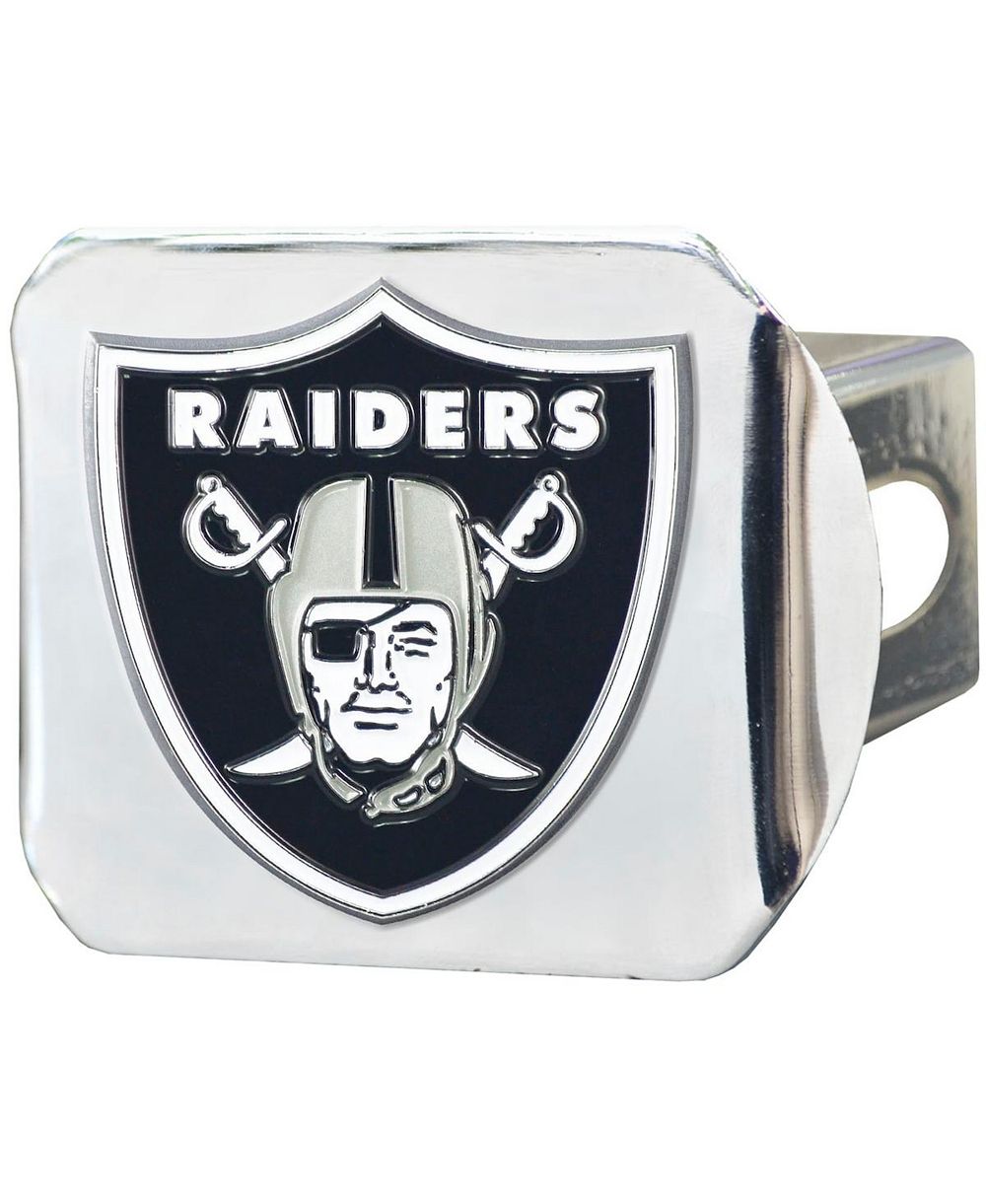 Logo Brands Las Vegas Raiders Color on Chrome Hitch Cover
