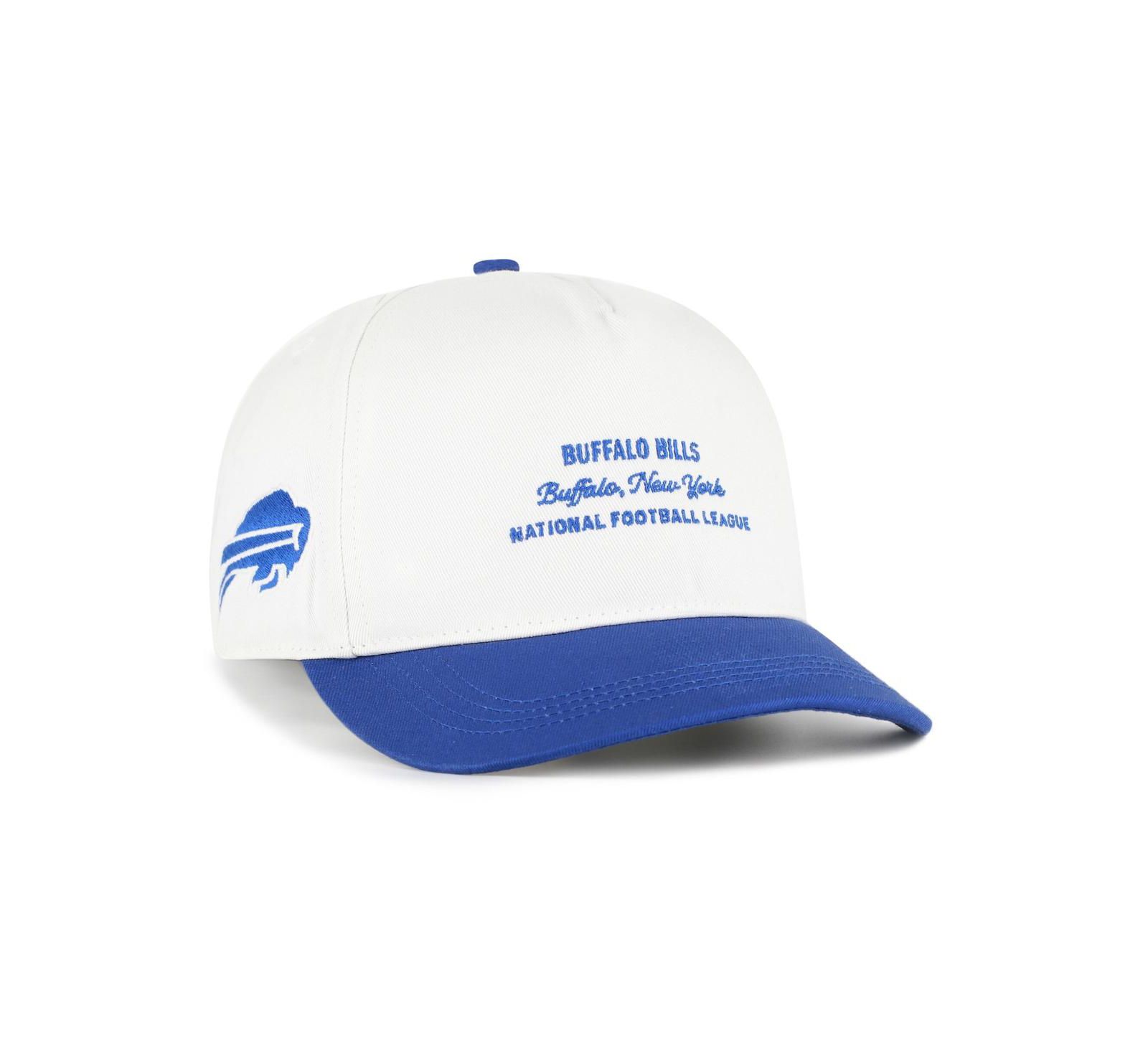 '47 Brand Men's White Buffalo Bills Contemporary Two-Tone Hitch Adjustable Hat