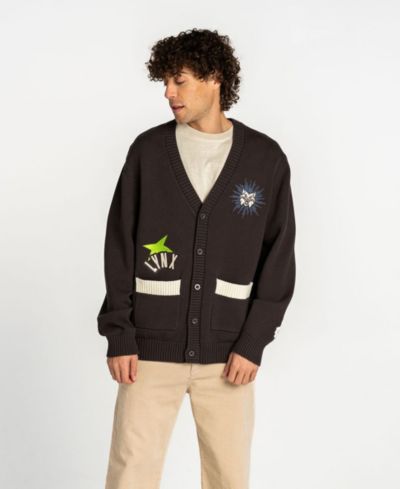 The Wild Collective Men's and Women's Anthracite Minnesota Lynx Oversized Button-Up Jacquard Cardigan Sweater