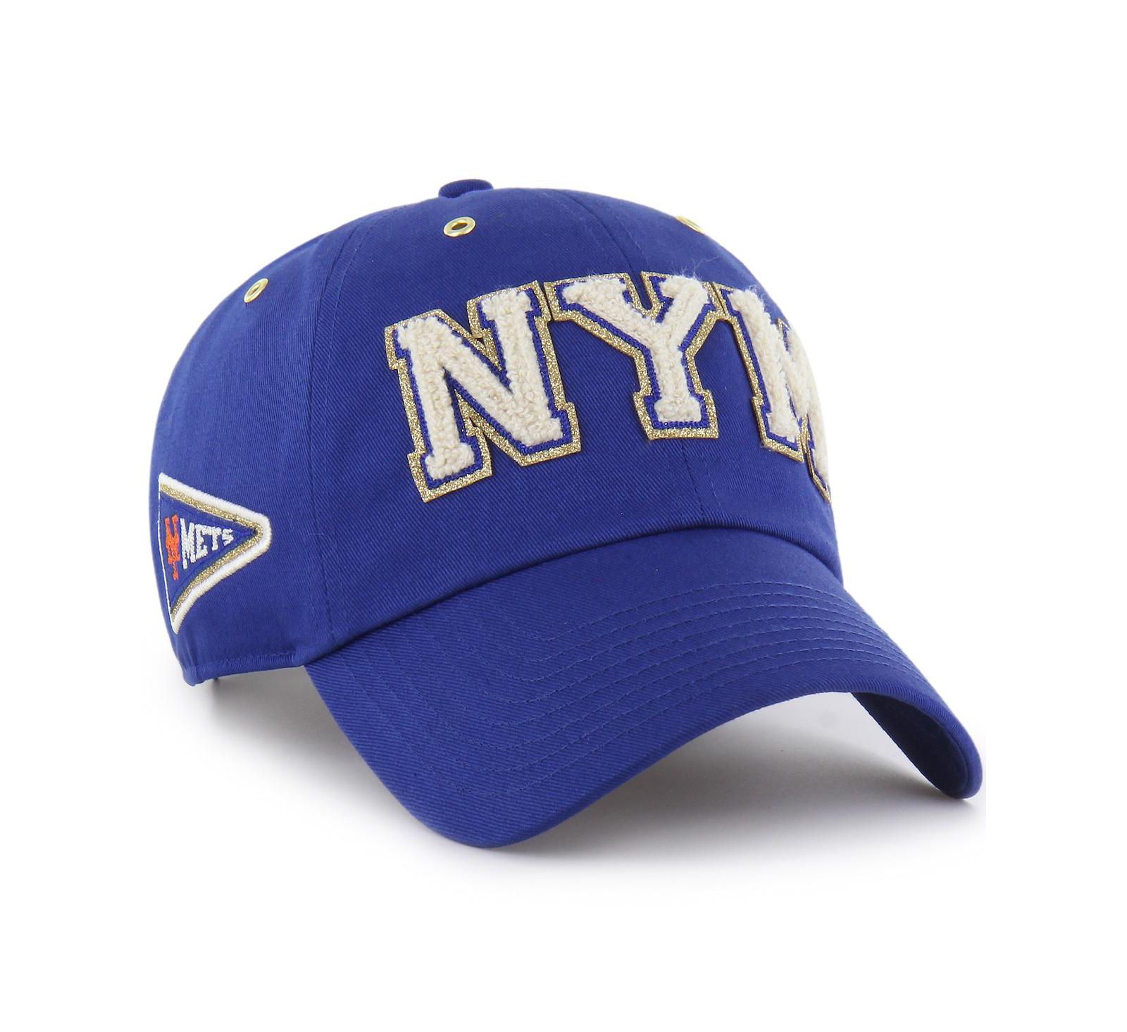 Мужская кепка '47 Brand x Royal New York Mets Acro Charm Clean Up Adjustable