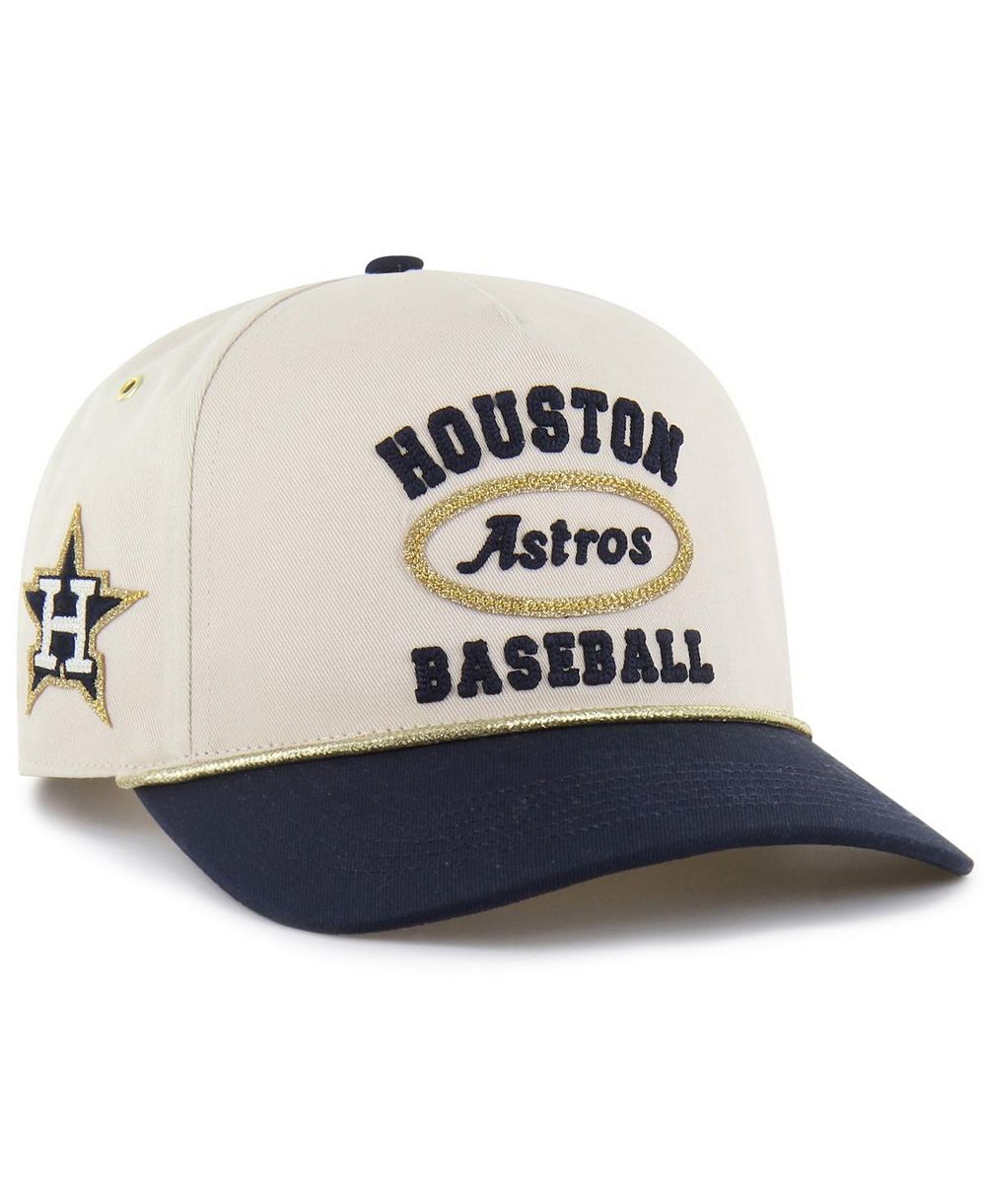 Мужская регулируемая кепка '47 Brand x Natural/Navy Houston Astros Glitter Rope Hitch