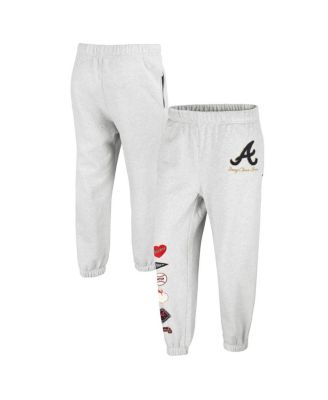 Женские брюки '47 Brand x Heather Gray Atlanta Braves Venice Jogger
