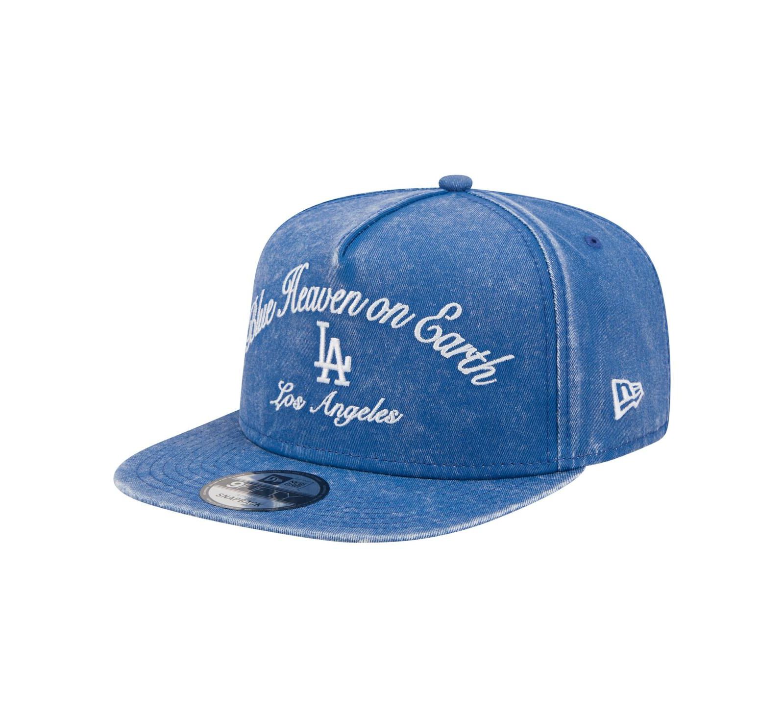 New Era Мужская кепка A-Frame 9FIFTY Snapback, Royal Los Angeles Dodgers City Slogan