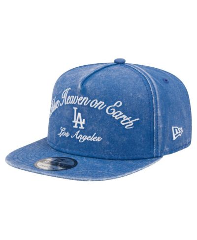 New Era Men's Royal Los Angeles Dodgers City Slogan A-Frame 9FIFTY Snapback Hat