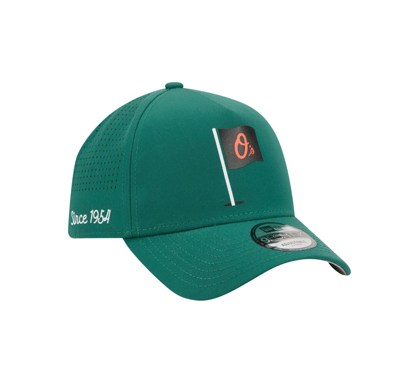 New Era Мужская кепка Green Baltimore Orioles Pin Seeker 9FORTY A-Frame Adjustable