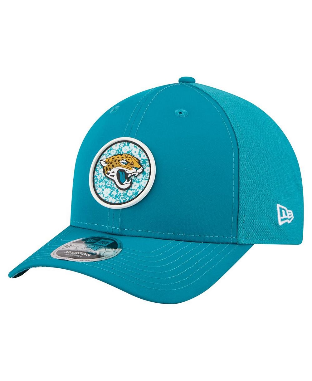 New Era Мужской Teal Jacksonville Jaguars Floral 9FORTY M-Crown Trucker Adjustable Hat
