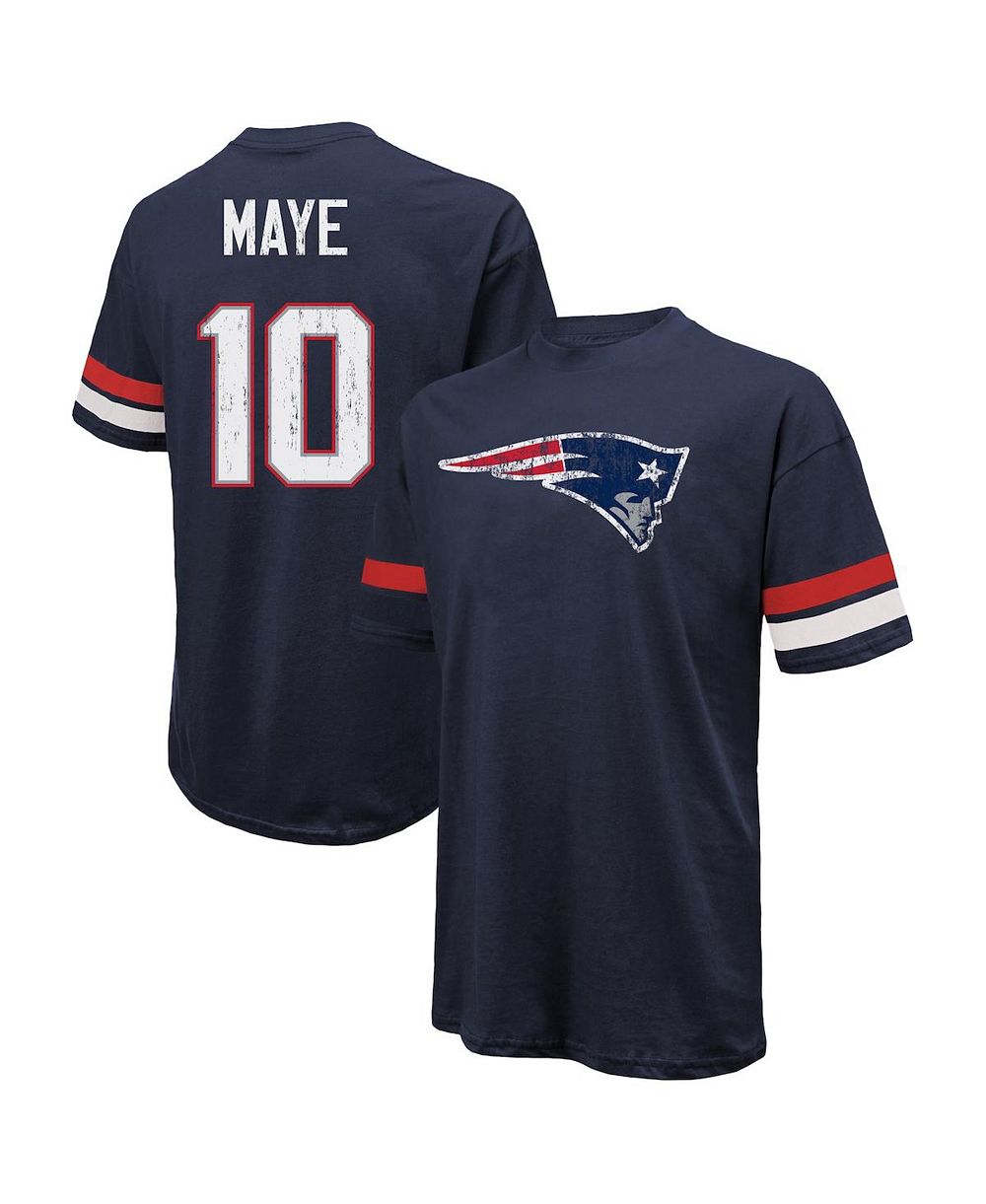 Majestic Threads Men's Drake Maye Navy New England Patriots Oversized T-Shirt