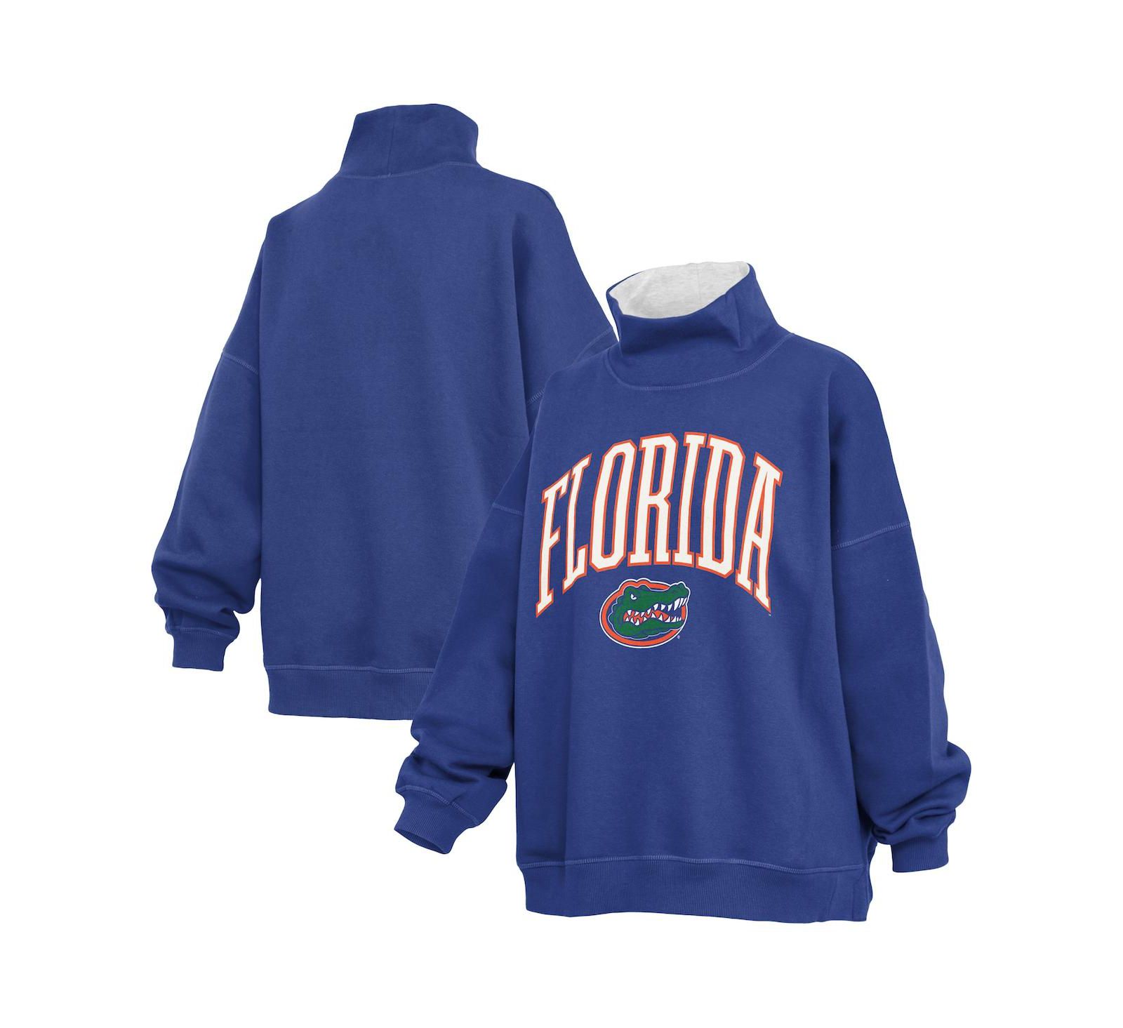 Женский безразмерный свитшот Pressbox Royal Florida Gators с воротником-стойкой