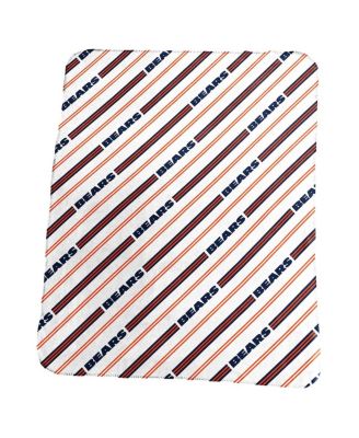 Logo Brands Chicago Bears 50" x 60" Classic Vertical Stripe Fleece Throw Blanket