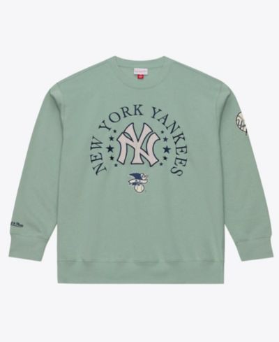 Mitchell & Ness Мужская зеленая флисовая толстовка New York Yankees Yacht Rock