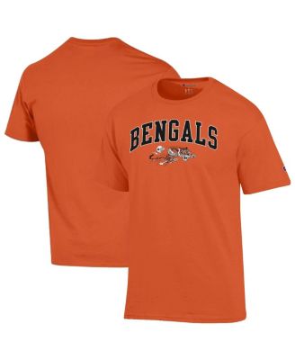 Футболка Champion Men's Orange Cincinnati Bengals Arch Over Logo