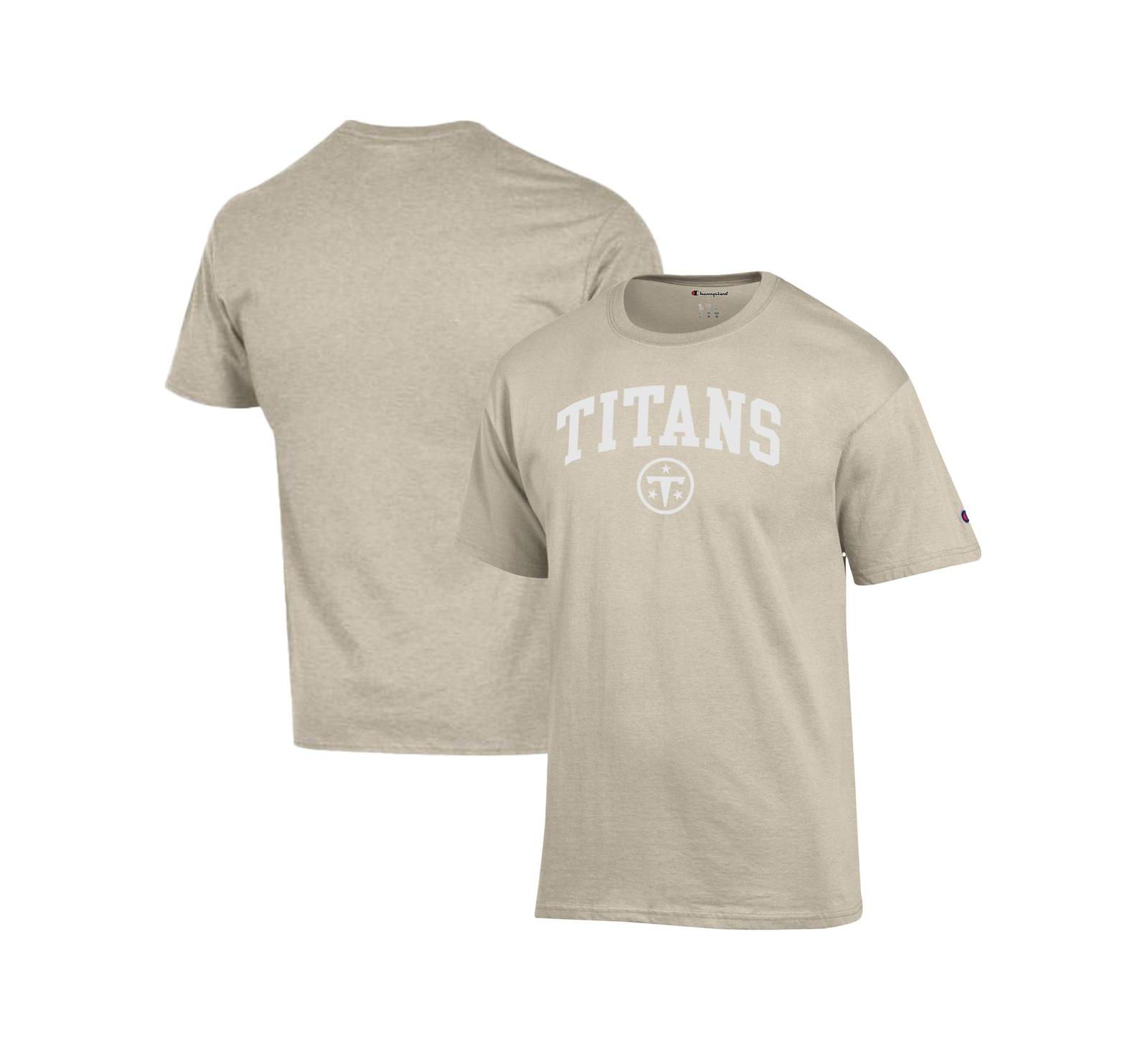 Champion Мужская футболка-джерси Tennessee Titans, цвет овсяный