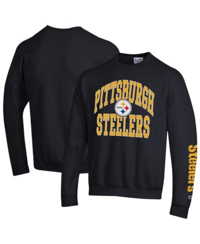 Champion Men's Black Pittsburgh Steelers Powerblend Fleece Sweatshirt