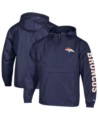Мужская ветровка Champion Denver Broncos Packable Hooded Half-Zip