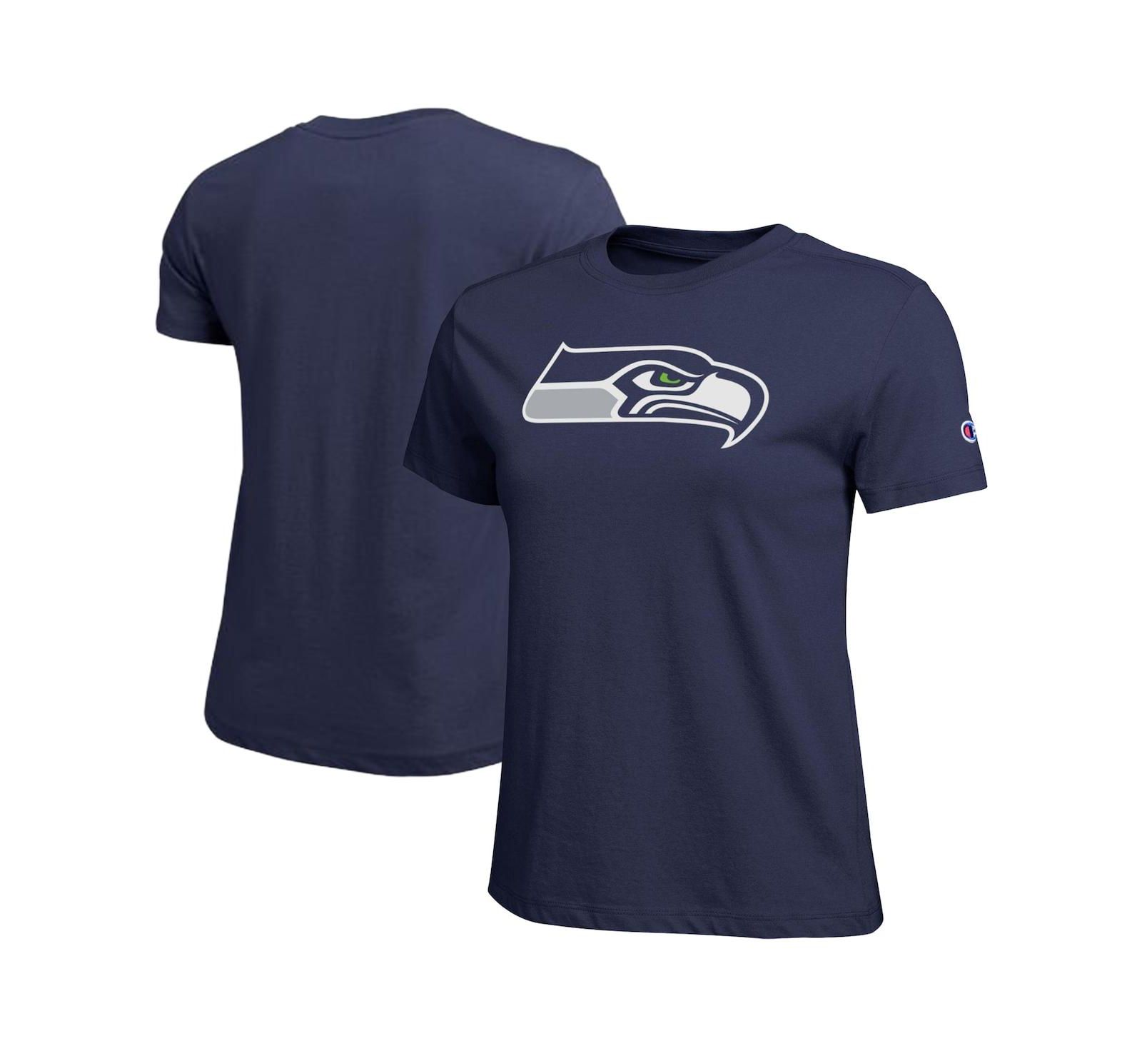 Champion Женская футболка Seattle Seahawks, темно-синяя