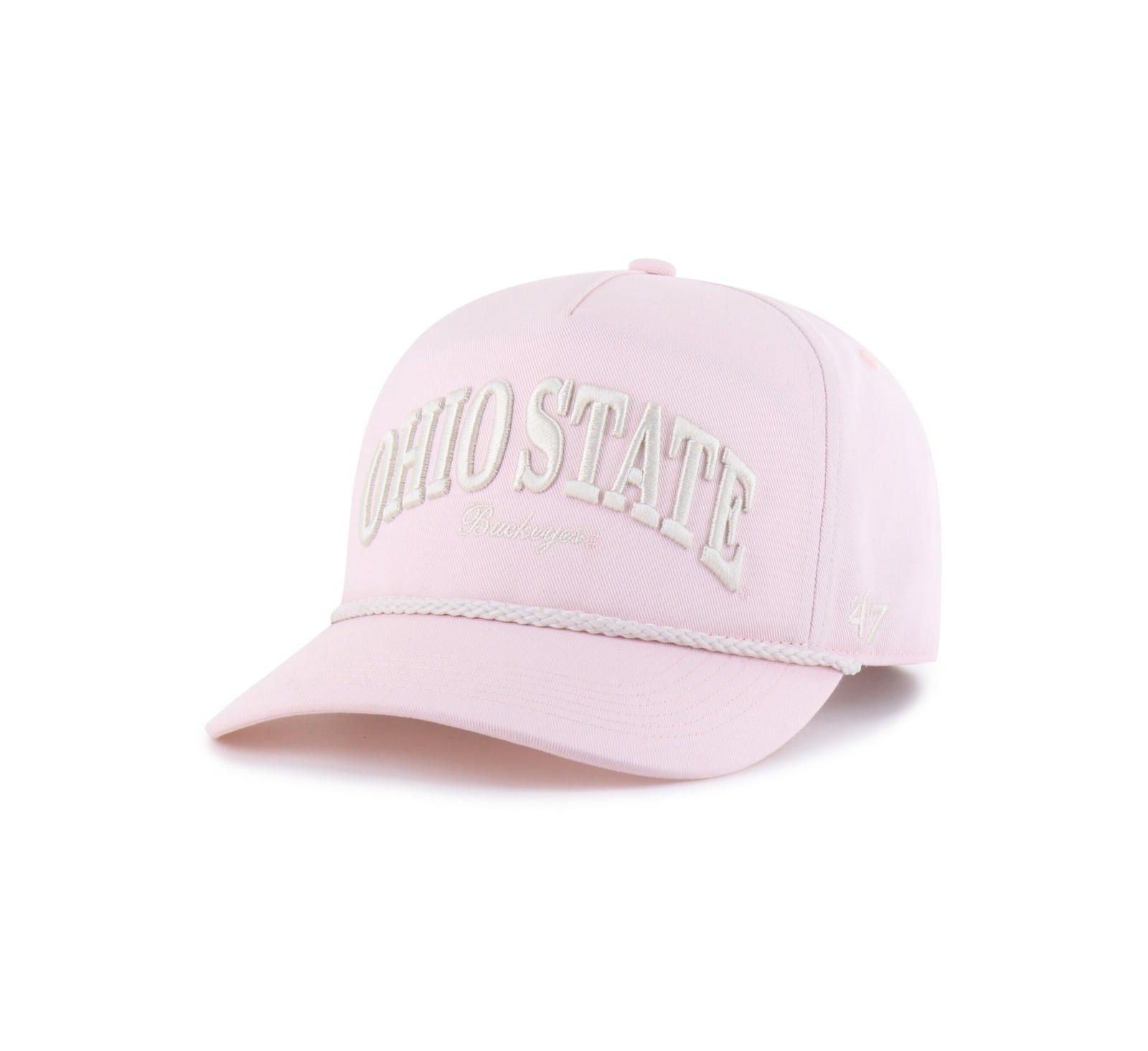 Мужская бейсболка '47 Brand Pink Ohio State Buckeyes Gelato Hitch Adjustable Hat
