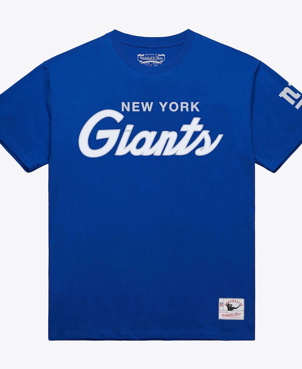 Mitchell & Ness Men's Royal New York Giants Head Coach Classic T-Shirt