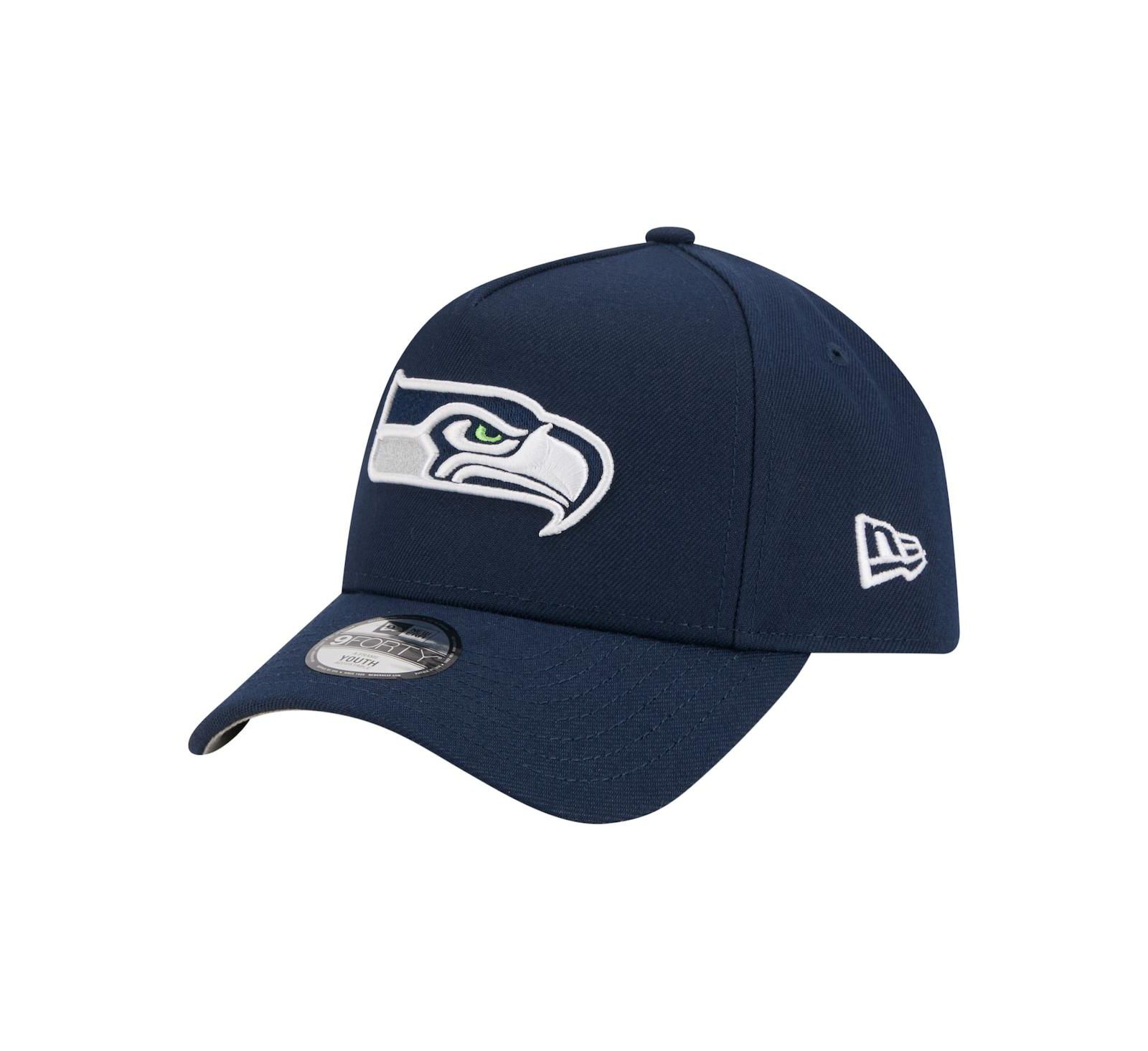 Кепка New Era Big Boys and Girls College Navy Seattle Seahawks 9FORTY A-Frame регулируемая
