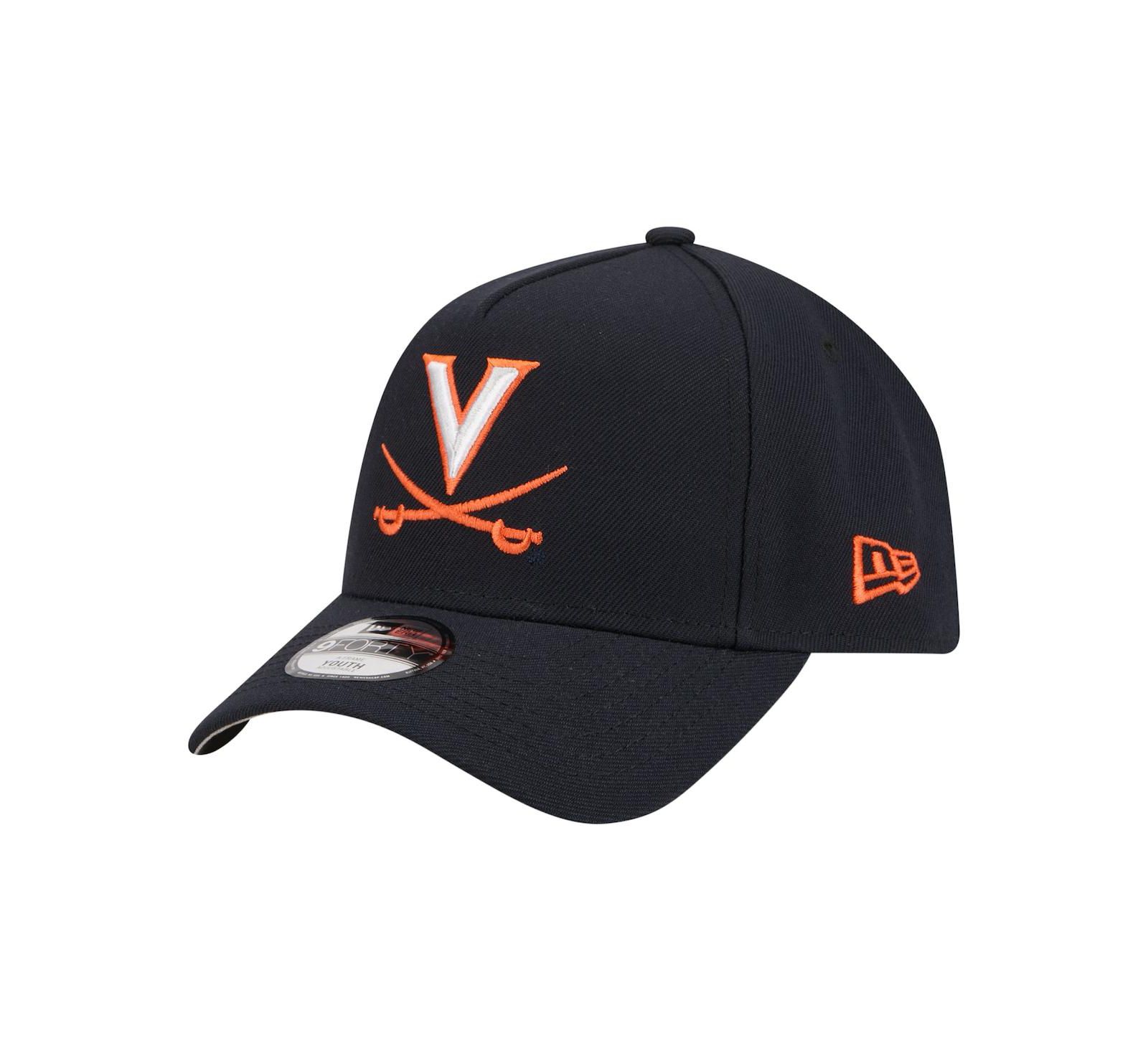 Детская кепка New Era Virginia Cavaliers 9FORTY A-Frame Adjustable Navy