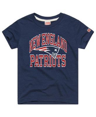 Детская футболка Homage Navy New England Patriots Arch Tri-Blend