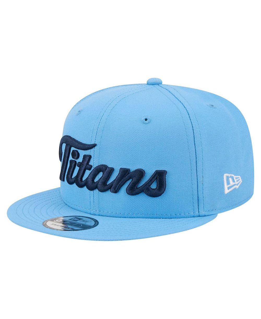 New Era Мужская светло-голубая кепка 9FIFTY Tennessee Titans Script
