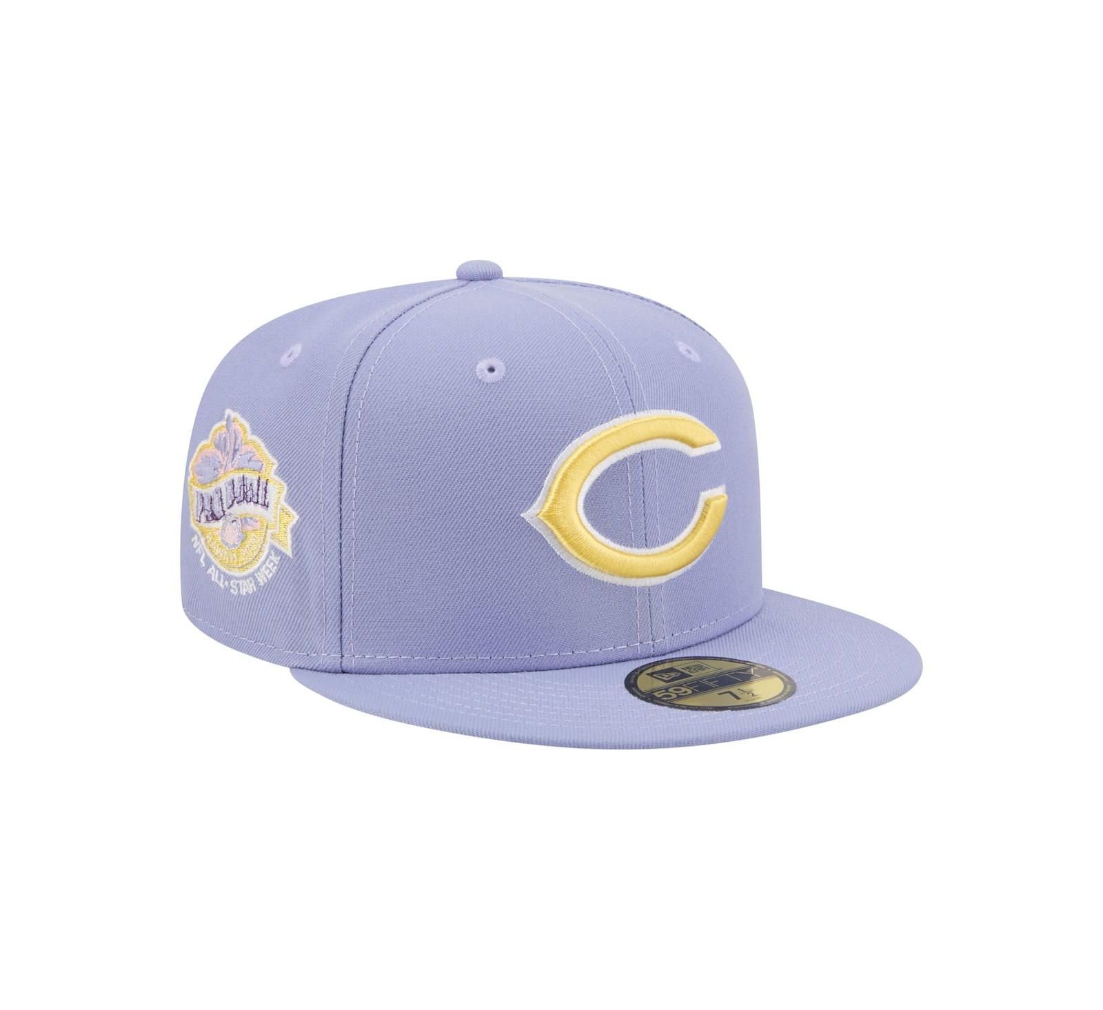 Мужская бейсболка New Era Light Purple Chicago Bears Lavender Bloom 59FIFTY