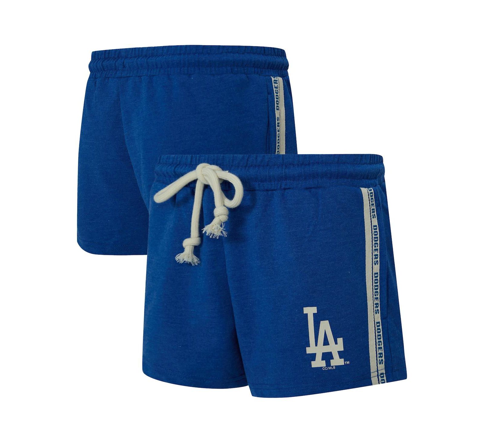 Женские шорты Concepts Sport Royal Los Angeles Dodgers Birch French Terry
