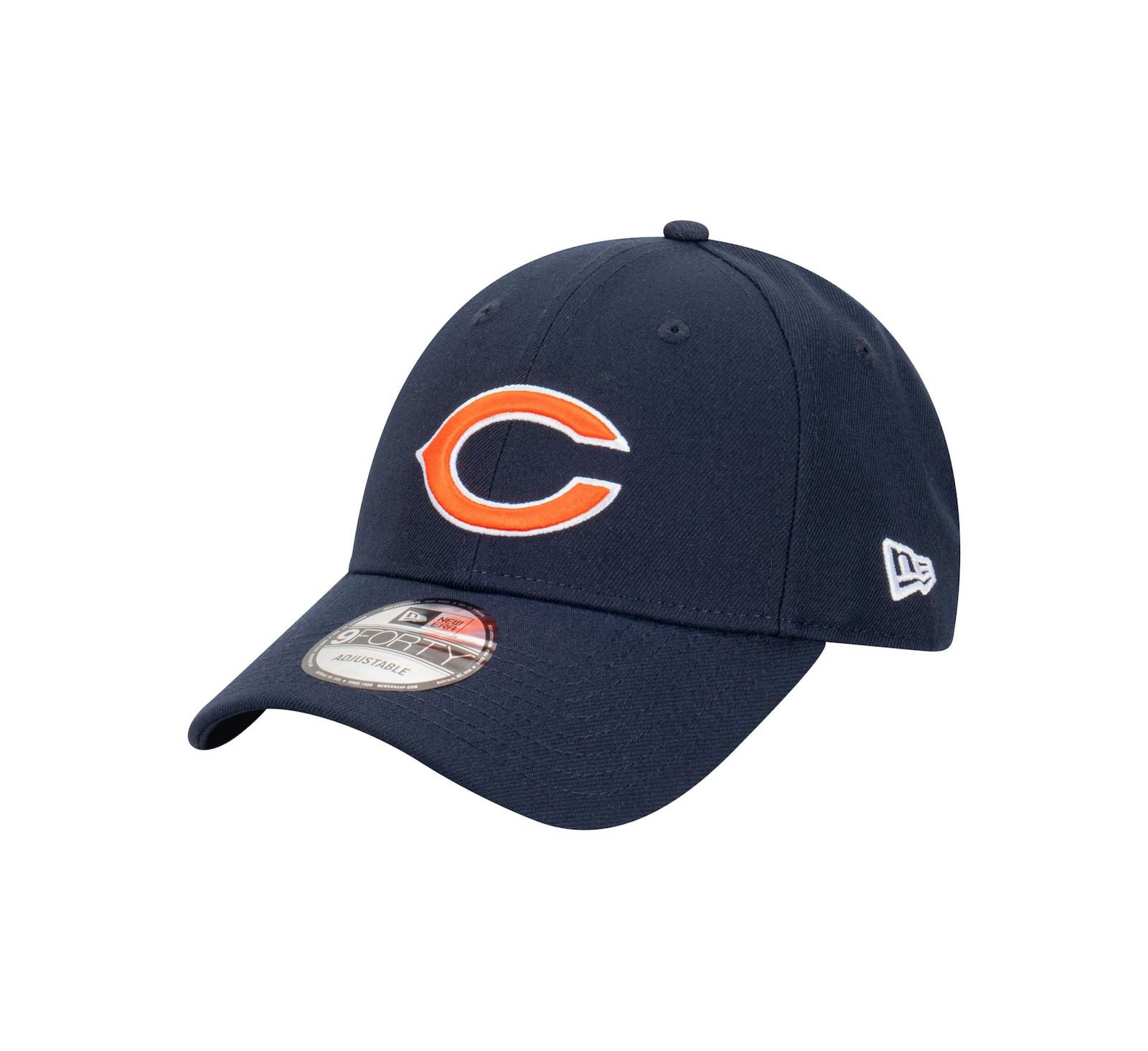Мужская регулируемая кепка New Era 9FORTY, темно-синий цвет, Chicago Bears Core Team