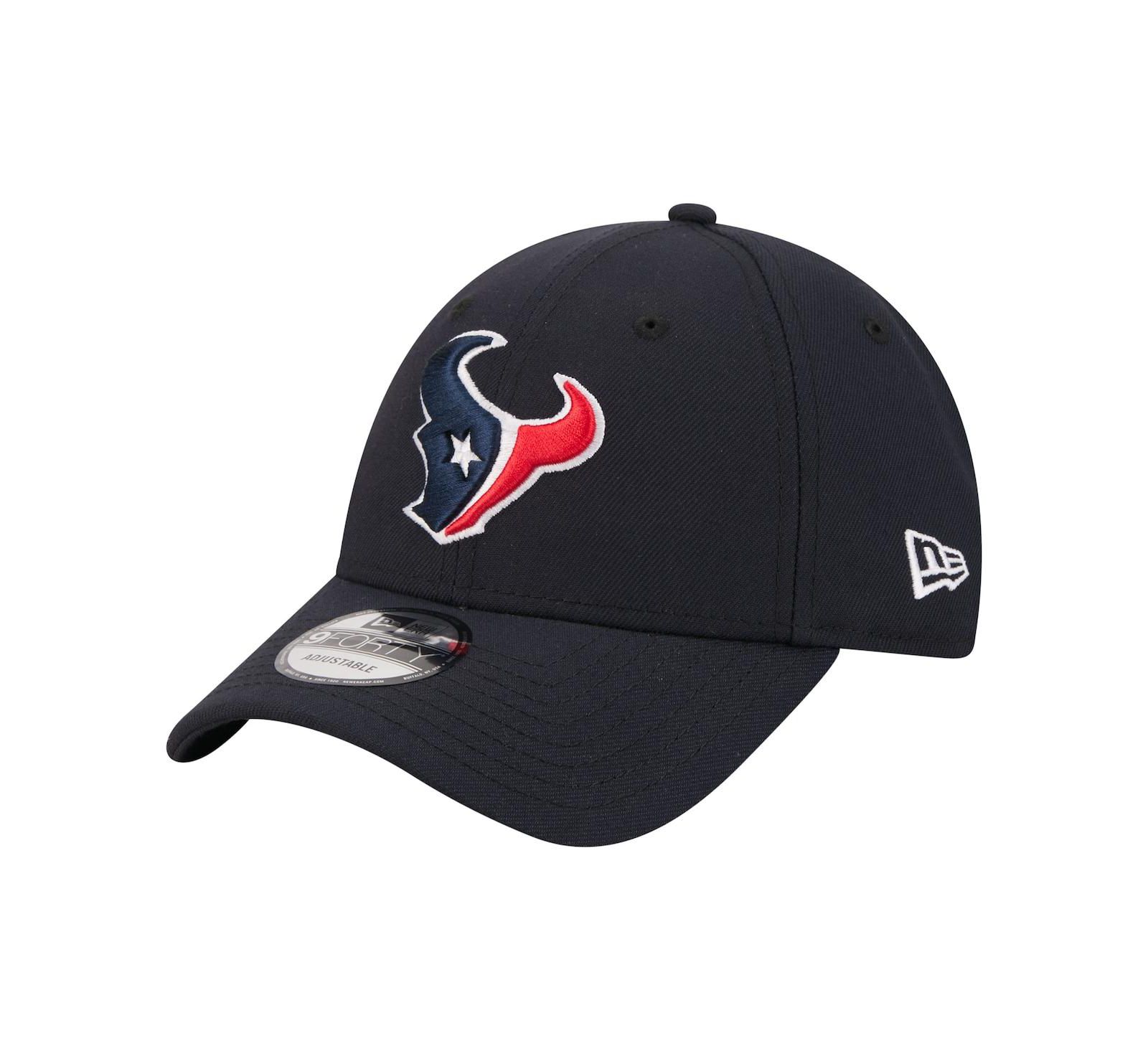 New Era Men's Navy Houston Texans Core Team 9FORTY Adjustable Hat