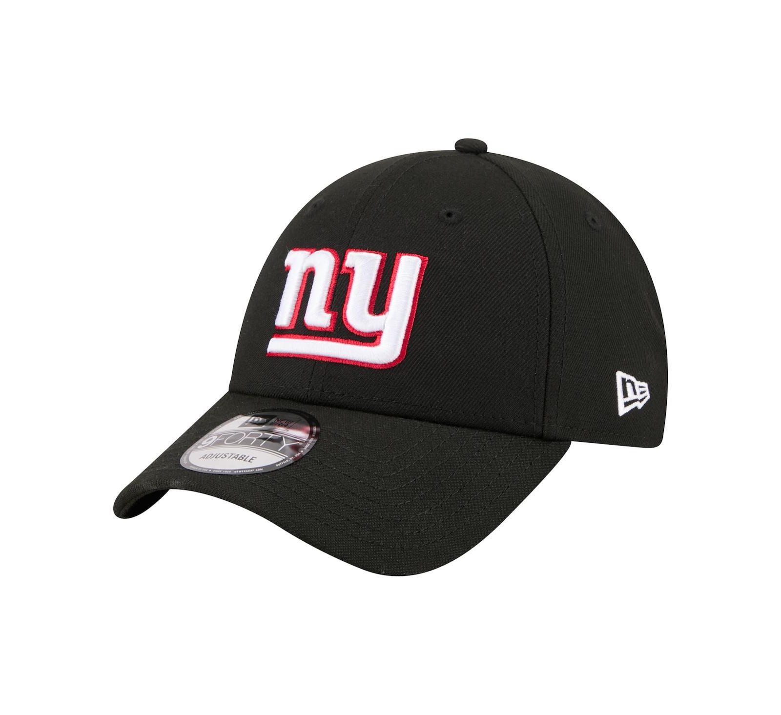 New Era Men's Black New York Giants Core Team 9FORTY Adjustable Hat