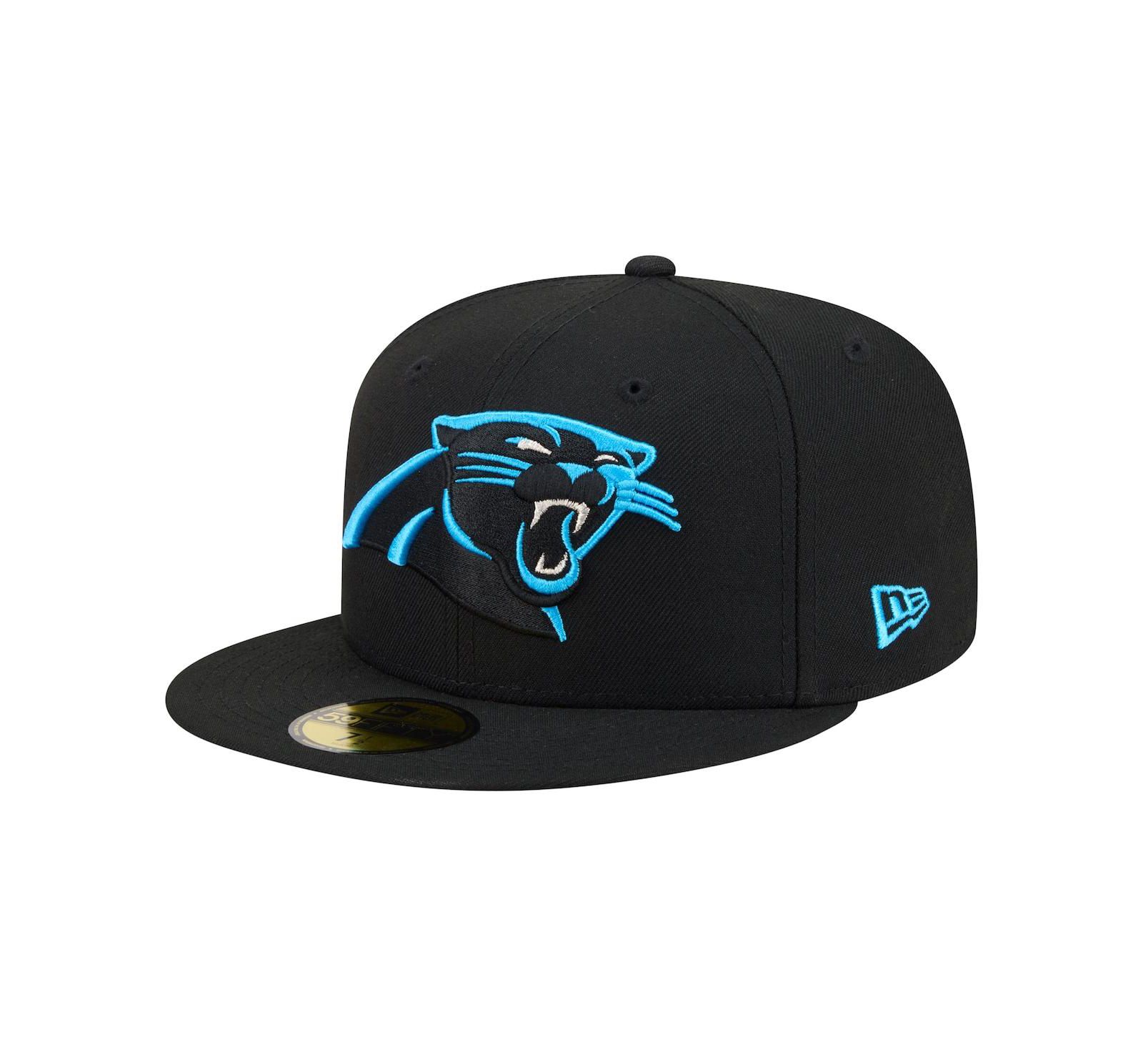 New Era Men's Black Carolina Panthers 59FIFTY Fitted Hat