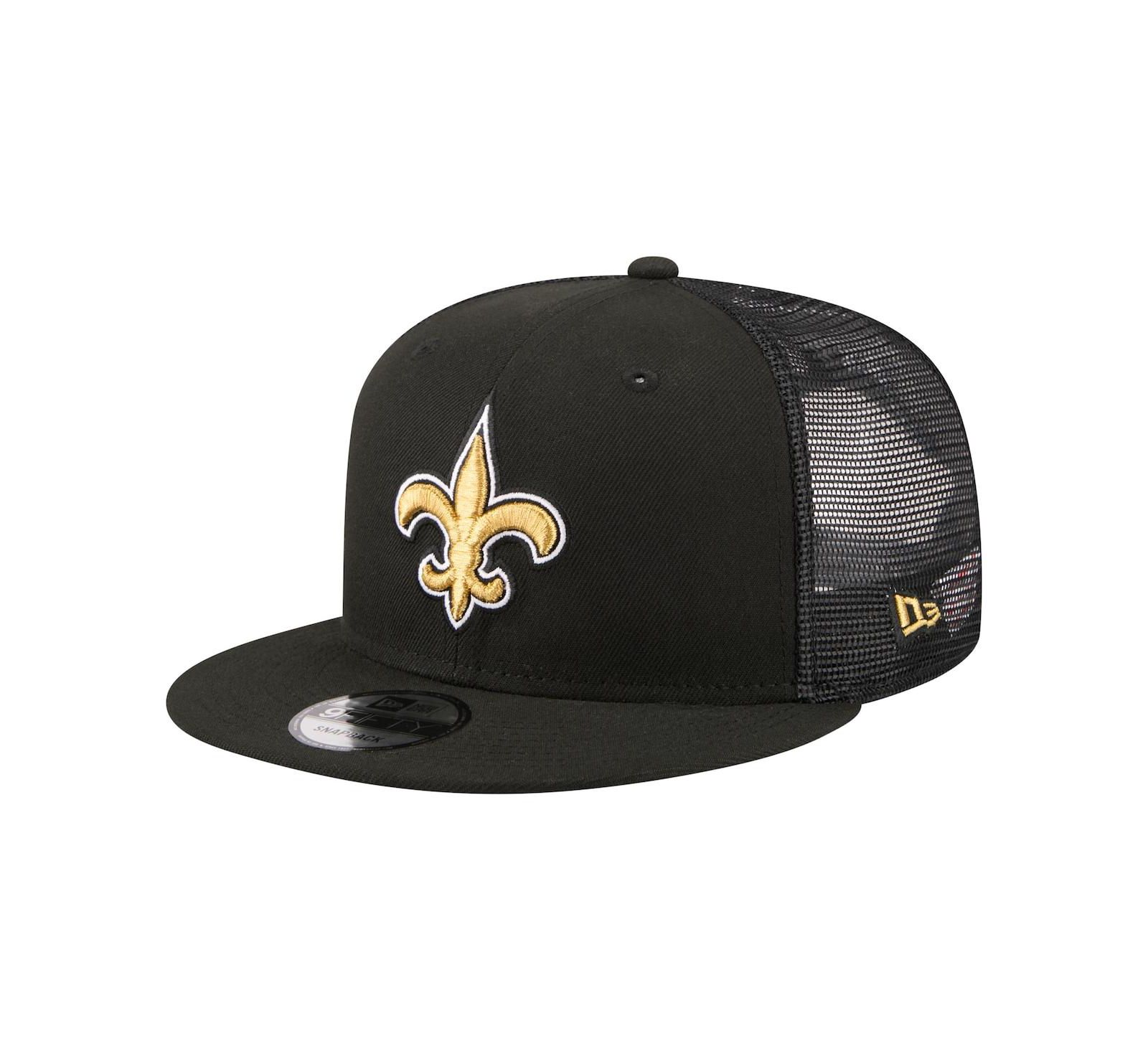 New Era Мужская черная кепка тракер 9FIFTY New Orleans Saints Core Team