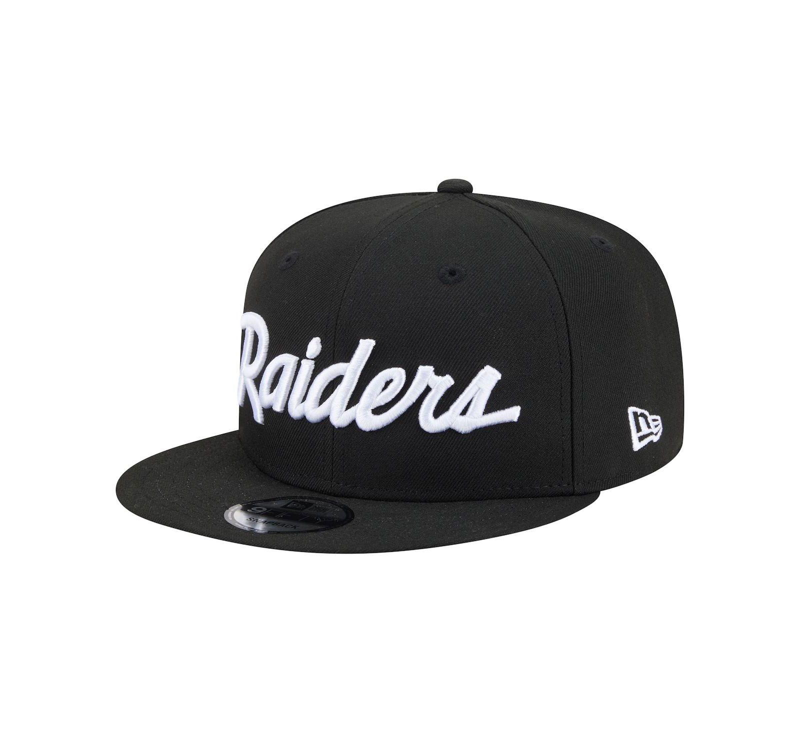 Мужская кепка New Era Black Las Vegas Raiders Core Team Script 9FIFTY Snapback