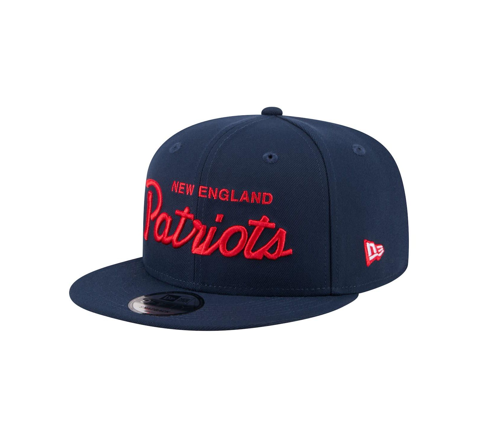 New Era Мужская кепка 9FIFTY Snapback Navy New England Patriots Core Team Script