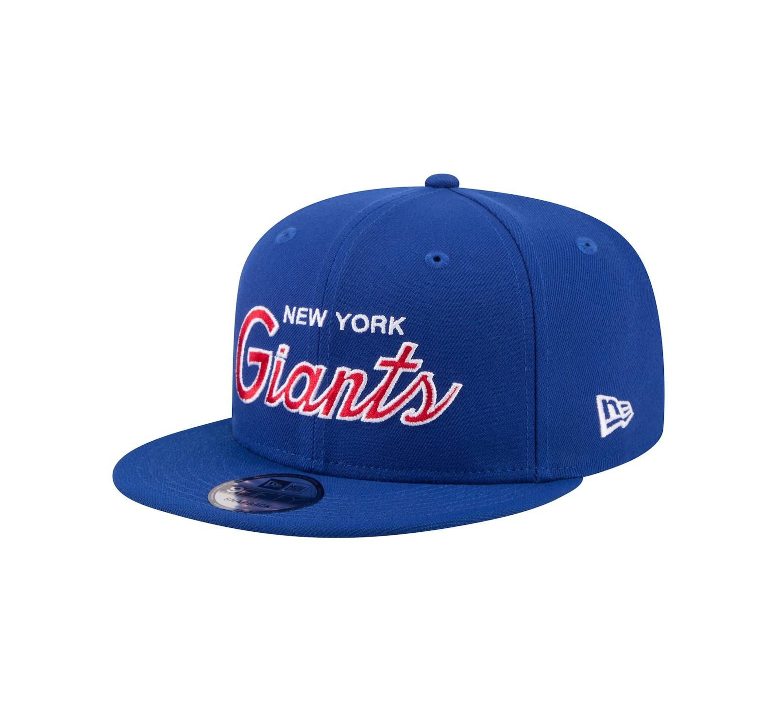 Мужская кепка New Era Royal New York Giants Core Team Script 9FIFTY Snapback