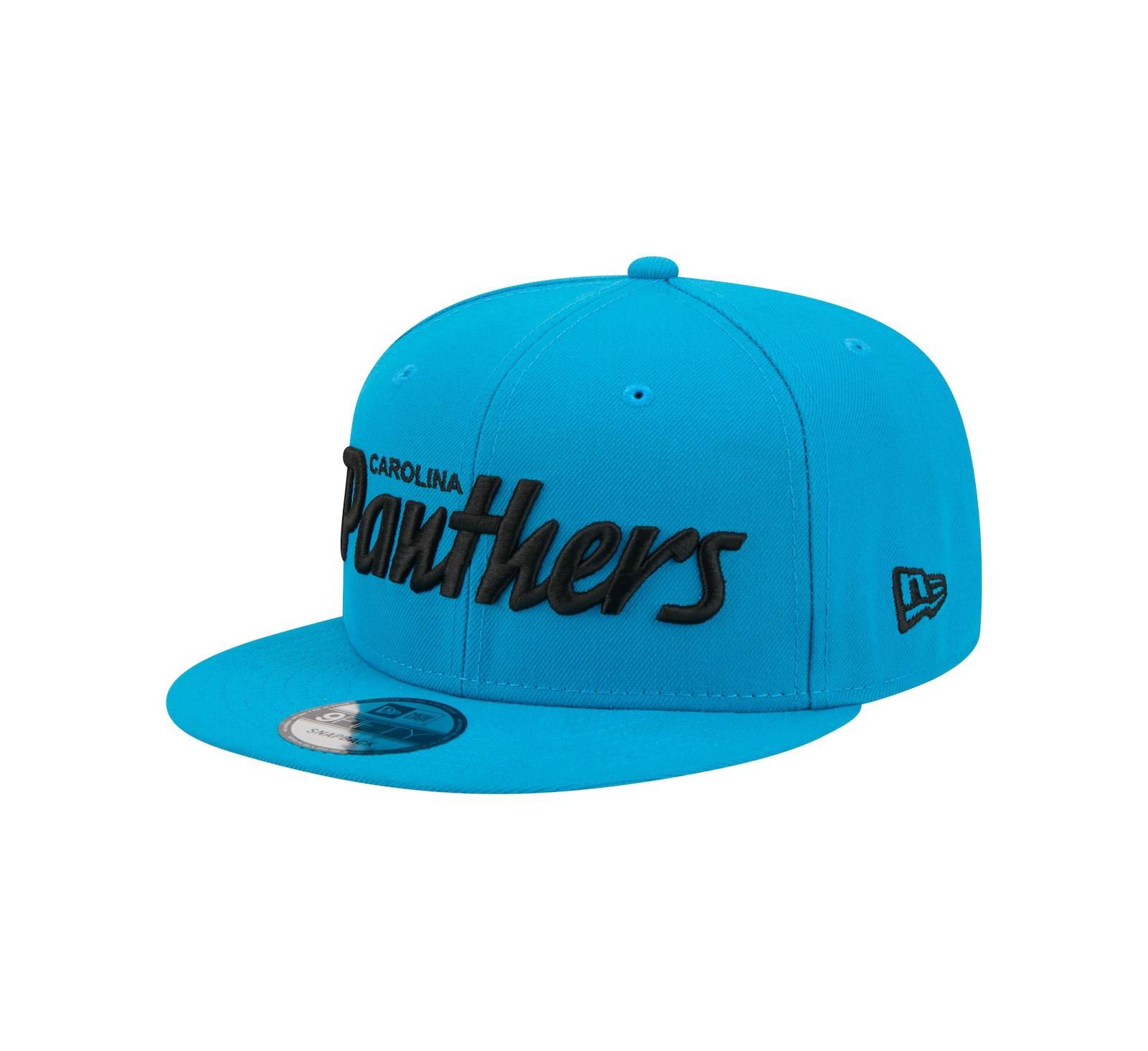 Мужская кепка New Era Blue Carolina Panthers Core Team Script 9FIFTY Snapback