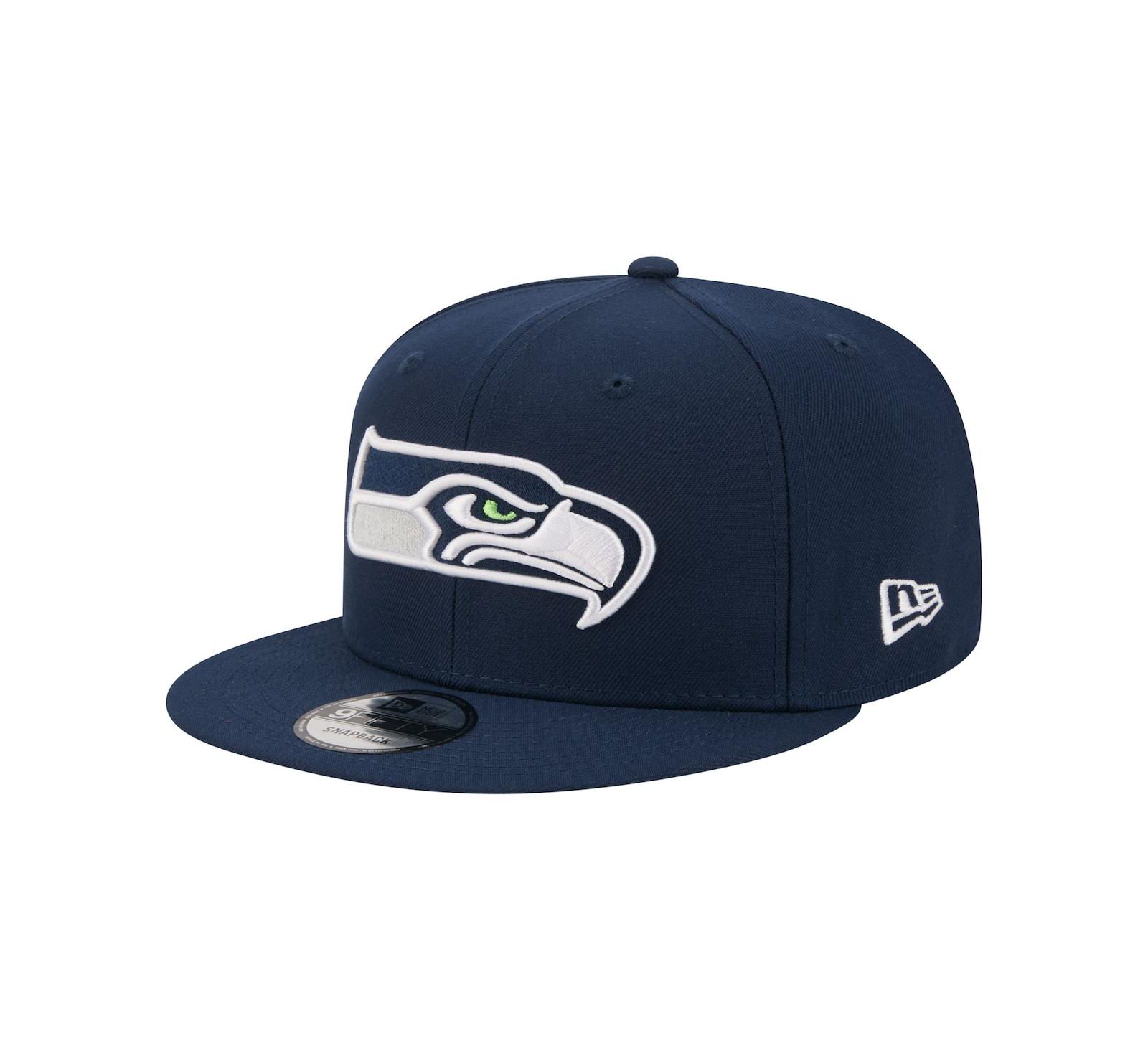 New Era Men's Navy Seattle Seahawks 9FIFTY Snapback Hat