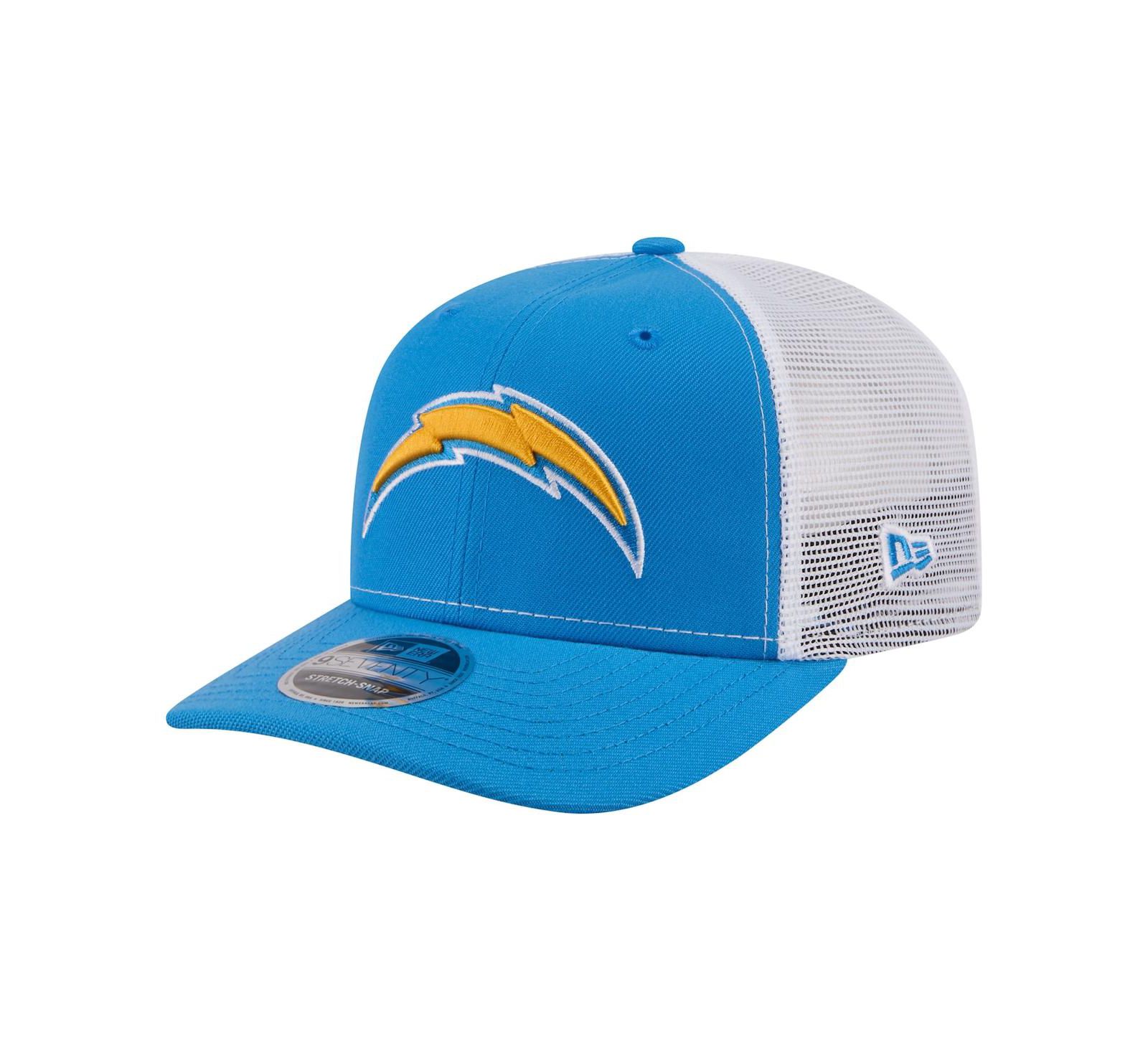 Мужская кепка New Era Los Angeles Chargers 9SEVENTY Trucker, небесно-голубая
