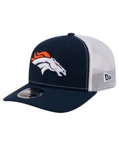 New Era Men's Navy Denver Broncos 9SEVENTY Trucker Adjustable Hat