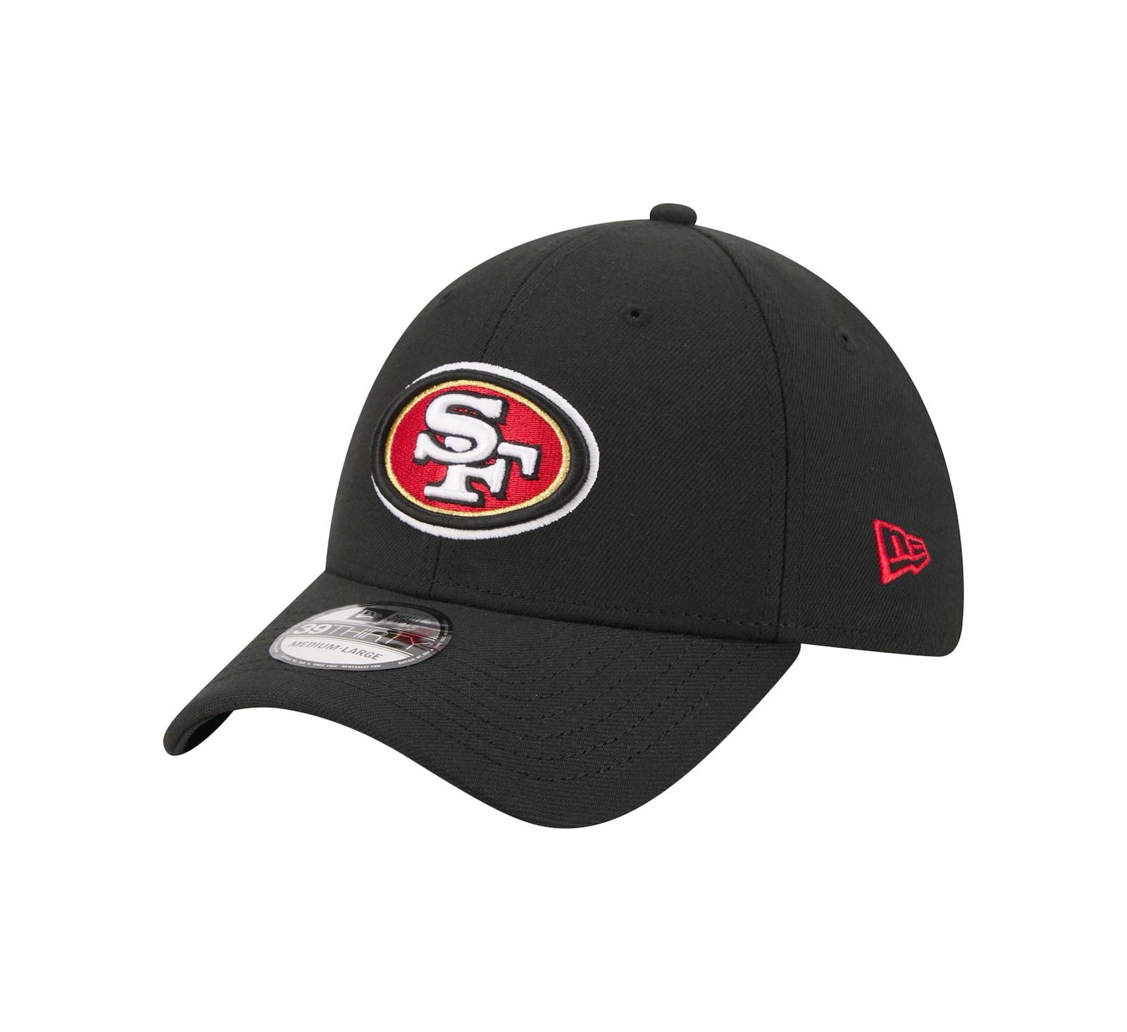 Мужская кепка New Era San Francisco 49ers Core Team 39THIRTY Flex, Black