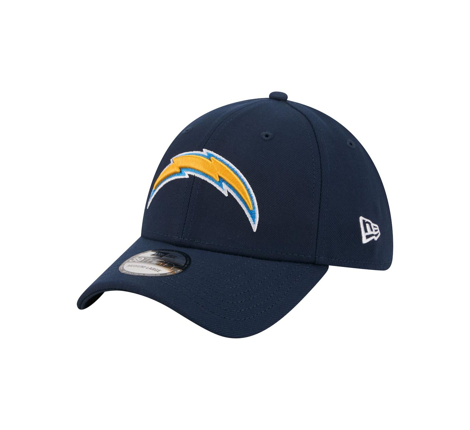 Мужская гибкая кепка New Era Navy Los Angeles Chargers Core Team 39THIRTY