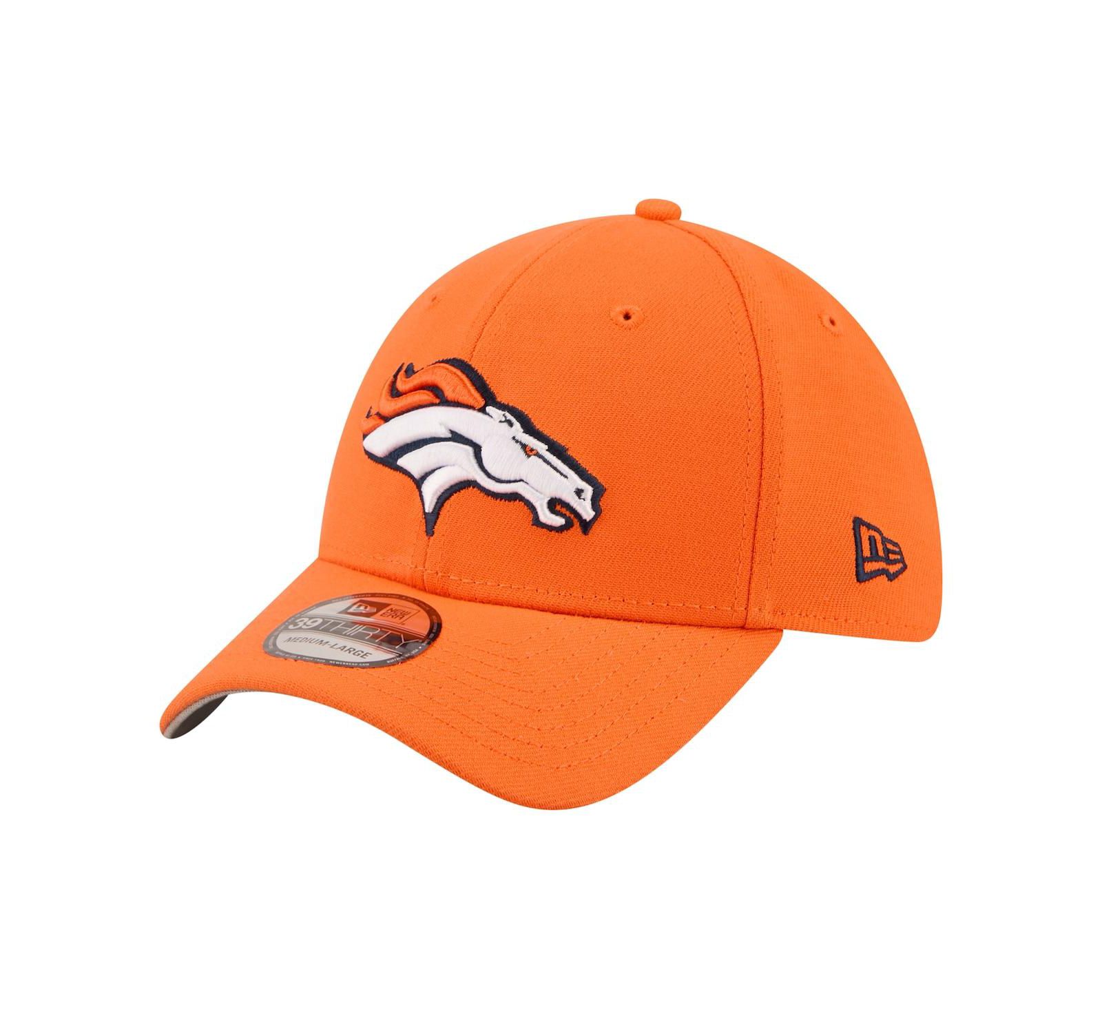 New Era Мужской Orange Denver Broncos Core Team 39THIRTY Flex Hat