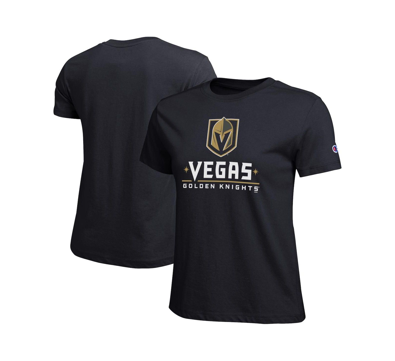 Женская футболка Champion Vegas Golden Knights Wordmark Lockup