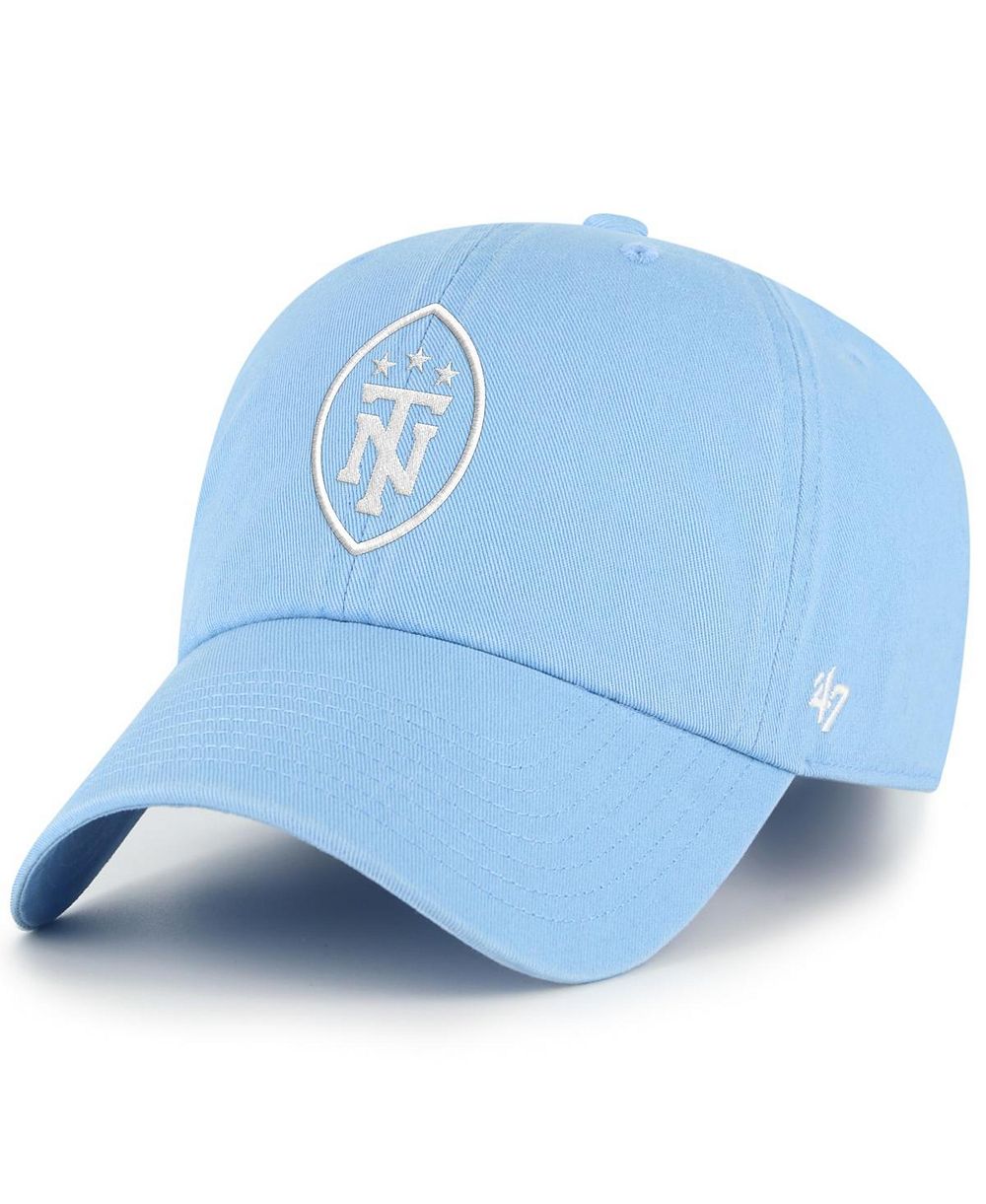 Мужская регулируемая кепка '47 Brand Tennessee Titans Secondary Logo Clean Up, светло-голубая